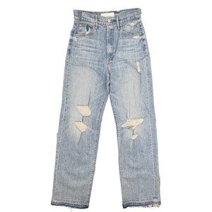 Mother Superior High Waisted Tunnel Vision Sneak Undone Hem Size 29